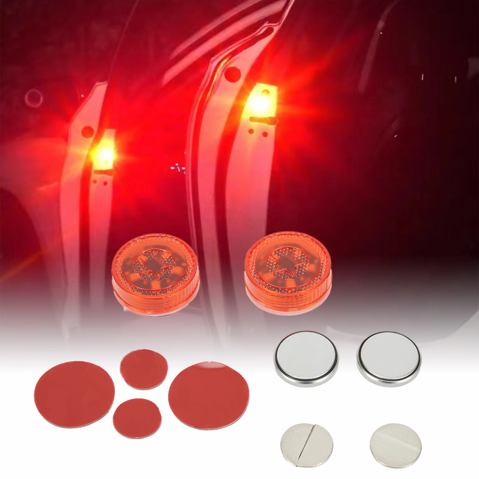 2Pcs Universal Car Wireless LED Door Opened Signal Light Safety Anti-collision Warning Light Parking Indicator Lamp
2Pcs Universal Car Wireless LED Door Opened Signal Light Safety Anti-collision Warning Light Parking Indicator Lamp