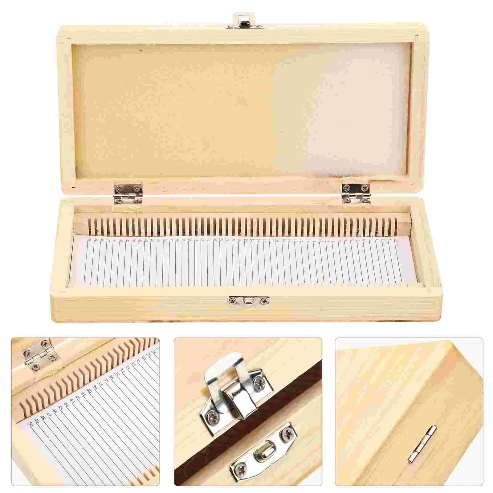 Slide Storage Box Microscope Packing Holder Wooden Glass Pathology Case Petrographic
Slide Storage Box Microscope Packing Holder Wooden Glass Pathology Case Petrographic