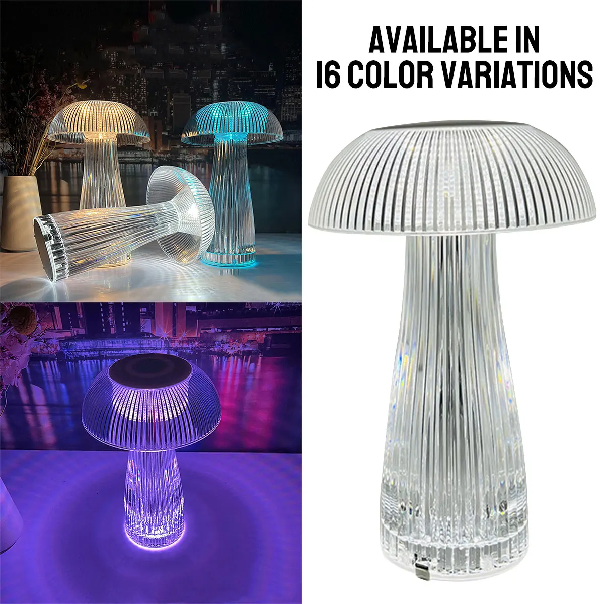 New Crystal Mushroom Night Light Mushroom Night Mini Light LED Mushroom Lamp Decoration Atmosphere Light USB Charging Atmosphere
New Crystal Mushroom Night Light Mushroom Night Mini Light LED Mushroom Lamp Decoration Atmosphere Light USB Charging Atmosphere