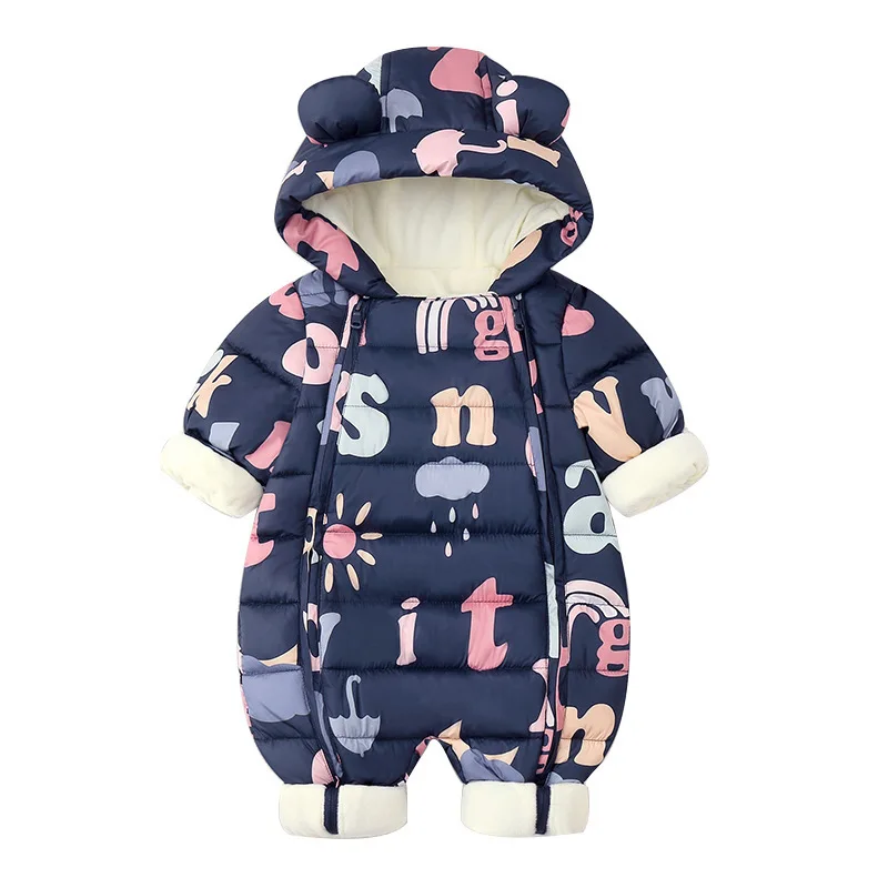 New baby one-piece velvet thick male and female baby winter cotton insulation out to hold the quilt children crawling suit
New baby one-piece velvet thick male and female baby winter cotton insulation out to hold the quilt children crawling suit