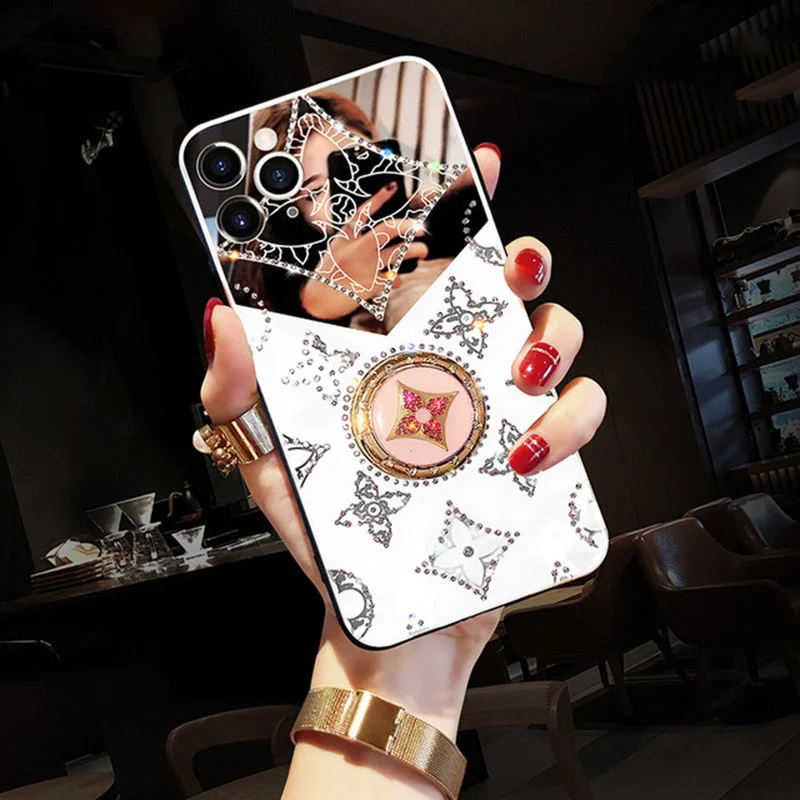 Luxury Mirror Diamond Case For iPhone 12 11 Pro Max Mini XS XR X 7 8 6 6S Plus Cover With Finger Ring For iPhone 13 Pro Max Case
Luxury Mirror Diamond Case For iPhone 12 11 Pro Max Mini XS XR X 7 8 6 6S Plus Cover With Finger Ring For iPhone 13 Pro Max Case