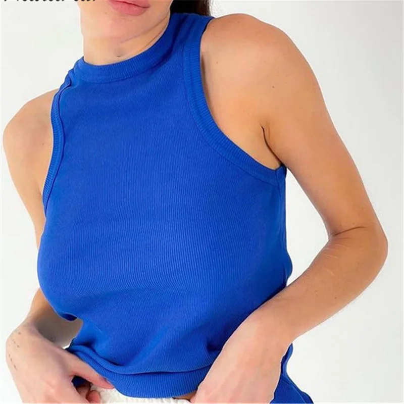 Blue Tank Tops Women Casual Y2k Vest Off Shoulder Women's Tank Top Women Ribbed Knitted Tops Neck Summer Woman Shirts Tank Top
Blue Tank Tops Women Casual Y2k Vest Off Shoulder Women's Tank Top Women Ribbed Knitted Tops Neck Summer Woman Shirts Tank Top
