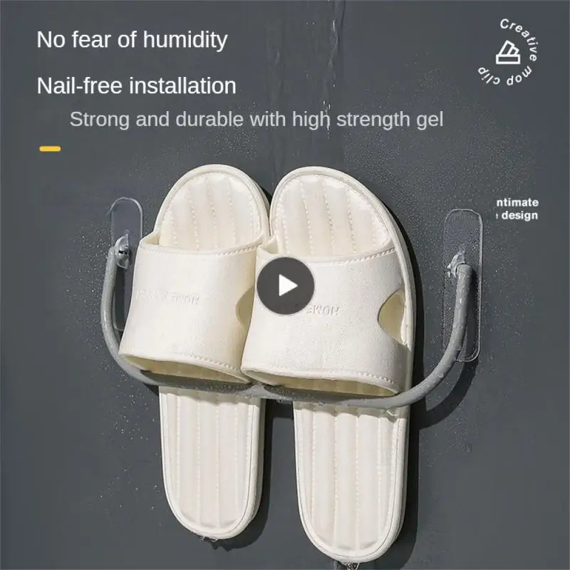 180 Degree Adjustment Creative Storage Shoe Holder Strong Bathroom Shoe Rack Traceless No Punching Shoes Storage Rack Reliable 
180 Degree Adjustment Creative Storage Shoe Holder Strong Bathroom Shoe Rack Traceless No Punching Shoes Storage Rack Reliable