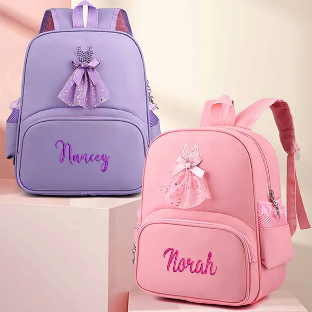 Embroidery Customized New Children's Personalized Name Backpack Ballet Book Bag Girl Princess Dance Student Gift Bag
Embroidery Customized New Children's Personalized Name Backpack Ballet Book Bag Girl Princess Dance Student Gift Bag