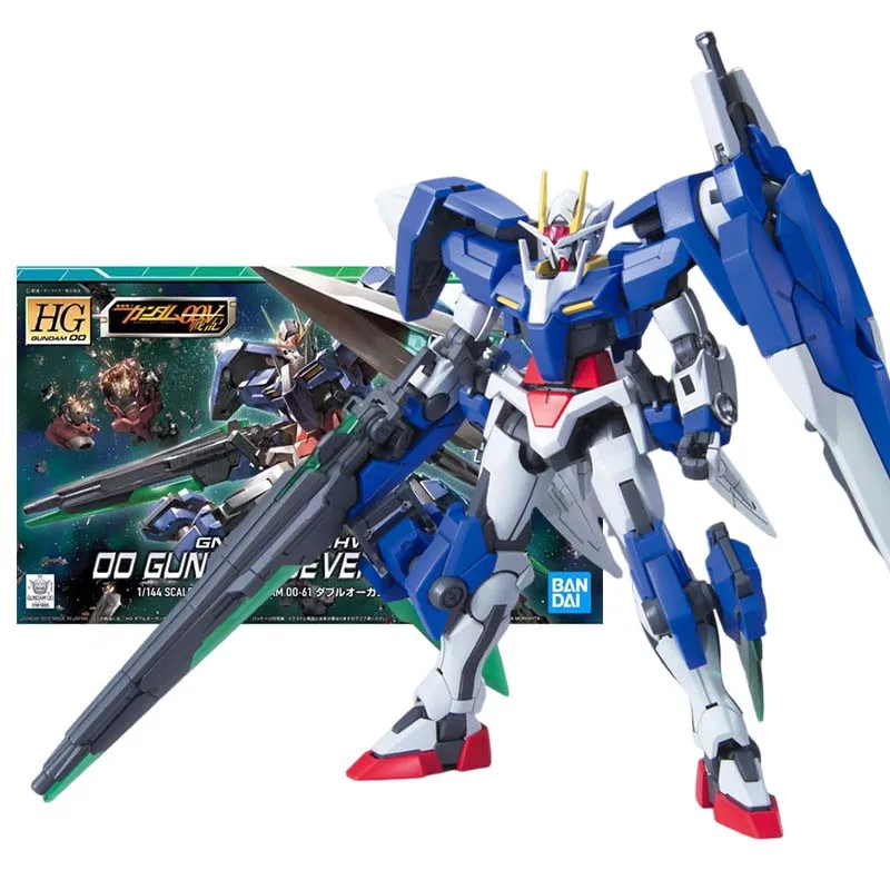 Bandai оригинальный комплект модели Gundam аниме-фигурки HG 00 семь мечей/G мобильный