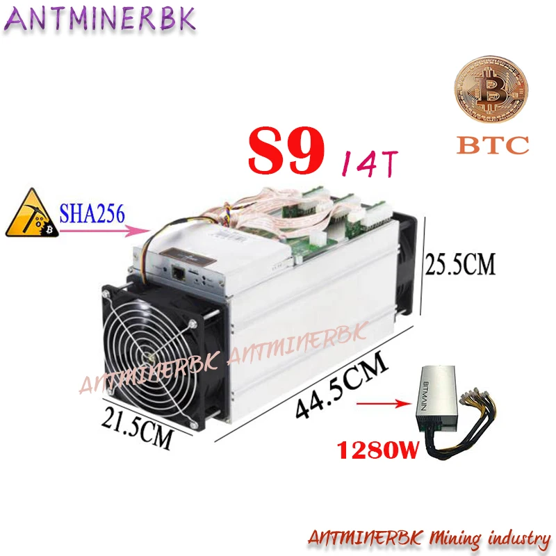Used Mining Machine Antminer S9 14T 14th/s Bitmain With PSU S9 Bitcoin Miner 16nm 1372W Miner Shipped Within 24 Hours
Used Mining Machine Antminer S9 14T 14th/s Bitmain With PSU S9 Bitcoin Miner 16nm 1372W Miner Shipped Within 24 Hours