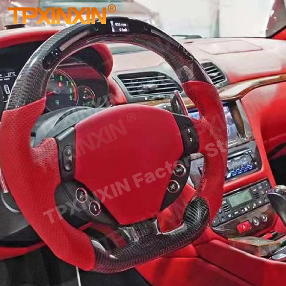 Car Auto Steering Wheel Electronics Multifunctional RedAssembly For Maserati GT Carbon Fiber Shift Retrofit Interior Accessories
Car Auto Steering Wheel Electronics Multifunctional RedAssembly For Maserati GT Carbon Fiber Shift Retrofit Interior Accessories
