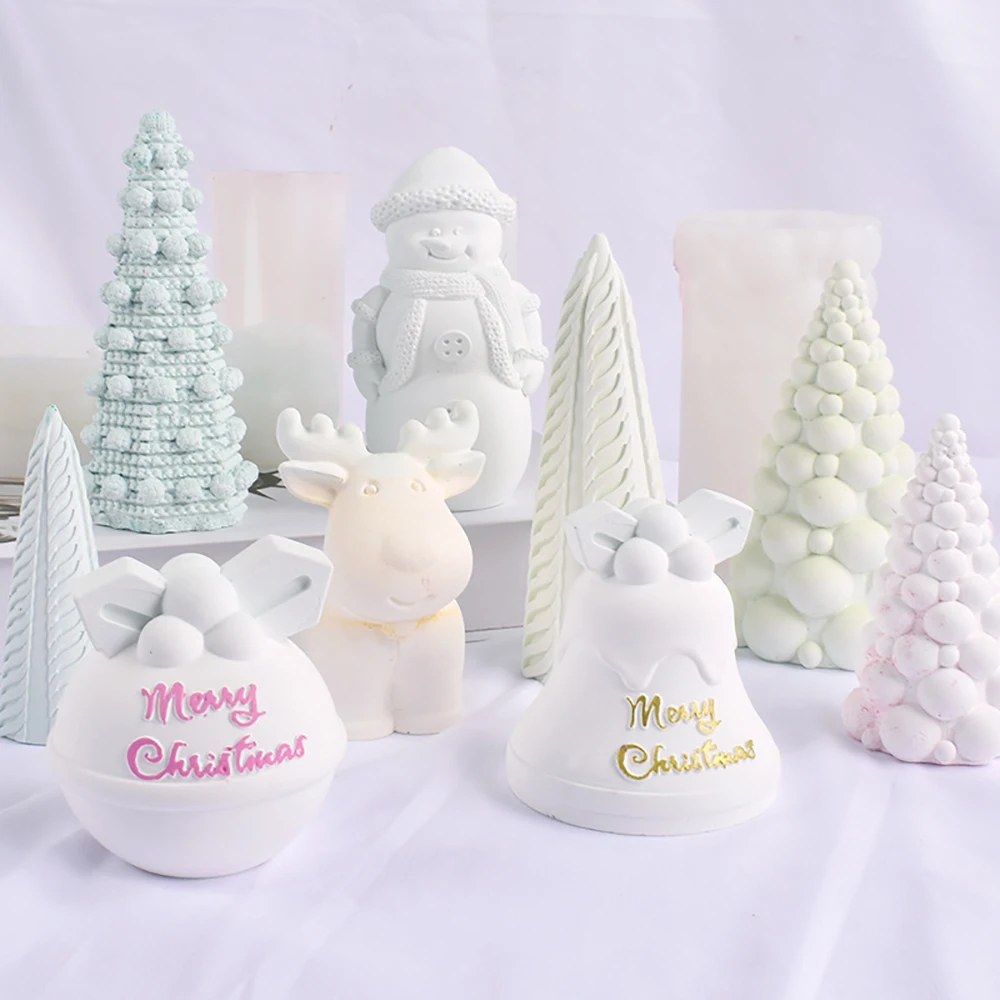 New Christmas Candle Mold DIY Handmade Soap Gypsum Clay Resin Crafts Making Silicone Mould Home Decoration Ornaments 2022 New
New Christmas Candle Mold DIY Handmade Soap Gypsum Clay Resin Crafts Making Silicone Mould Home Decoration Ornaments 2022 New