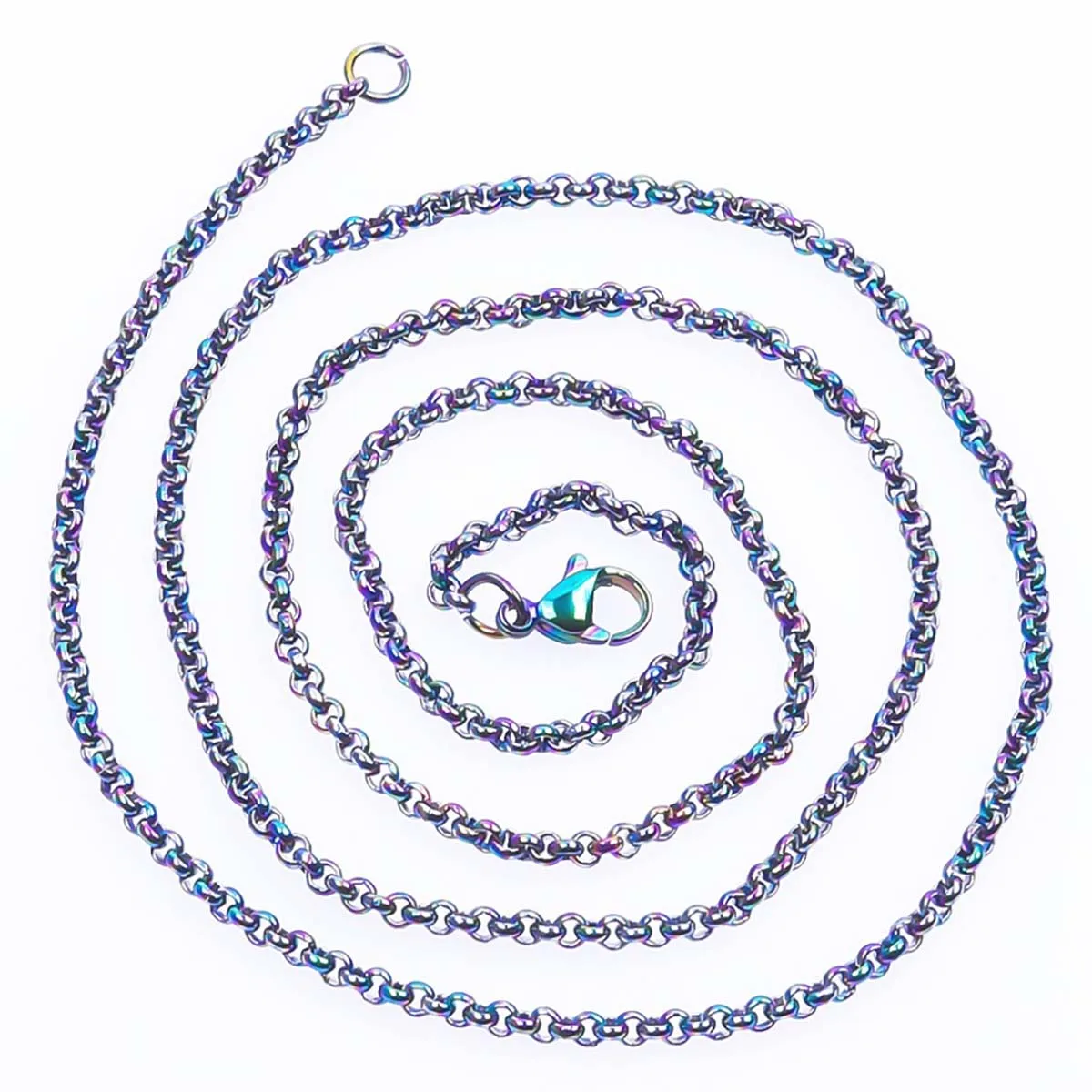 2Pcs Stainless Steel O-shaped Connection 2.5mm Round Pearl Shaped Chain Necklace Length 40/45/50/55/60/70/80/90cm DIY Accessory
2Pcs Stainless Steel O-shaped Connection 2.5mm Round Pearl Shaped Chain Necklace Length 40/45/50/55/60/70/80/90cm DIY Accessory