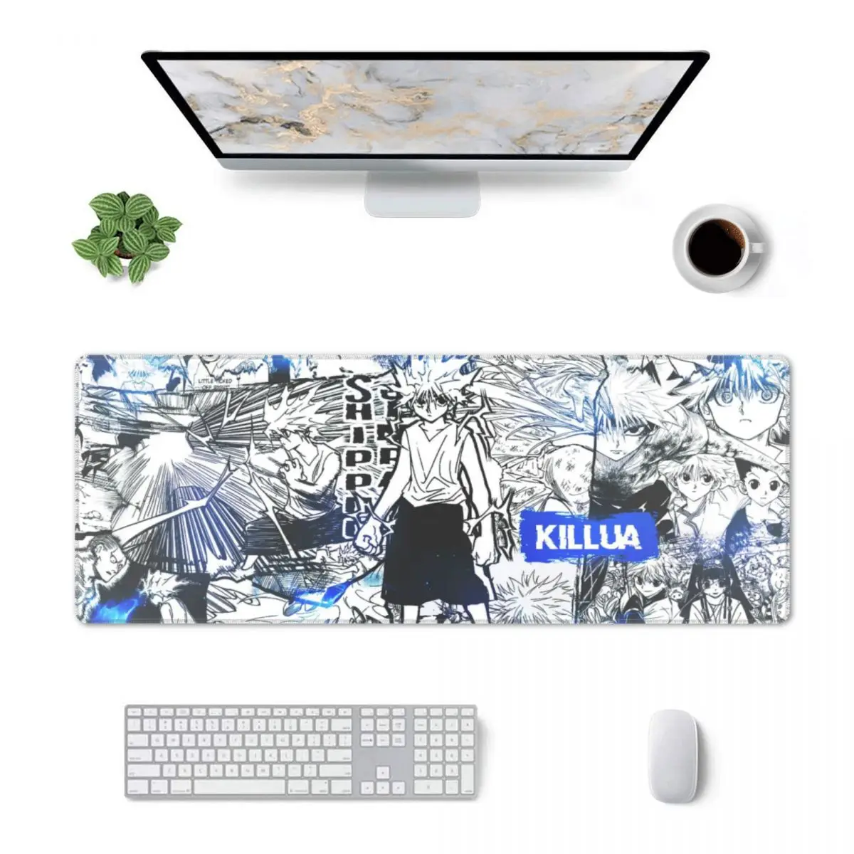 Large Mouse Mat Anime Hunter X Hunter Killua PC Manga HxH Office Notebook Pad Stain Resistant Gift Idea Desk Pad Students
Large Mouse Mat Anime Hunter X Hunter Killua PC Manga HxH Office Notebook Pad Stain Resistant Gift Idea Desk Pad Students