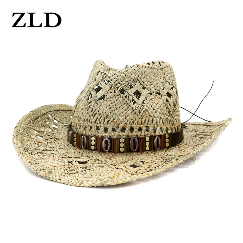 ZLD Panama Straw Hats Natural Raffia Straw Handmade Men Hat New Hollow Out Women Beach Wide Brim Belt Sun Protective Sun Caps
ZLD Panama Straw Hats Natural Raffia Straw Handmade Men Hat New Hollow Out Women Beach Wide Brim Belt Sun Protective Sun Caps