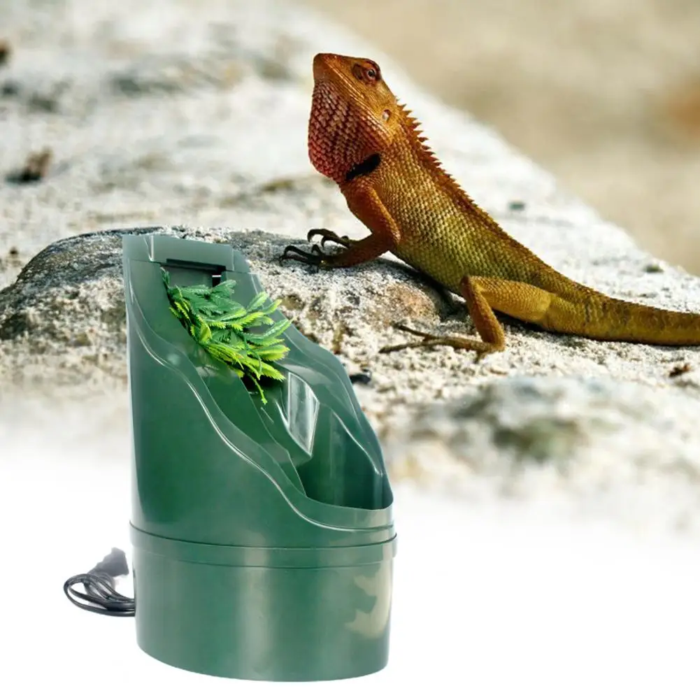 Lightweight Practical Reptile Water Drinker Dispenser Plastic Pet Drinking Fountain Space Saving for Green Iguana
Lightweight Practical Reptile Water Drinker Dispenser Plastic Pet Drinking Fountain Space Saving for Green Iguana