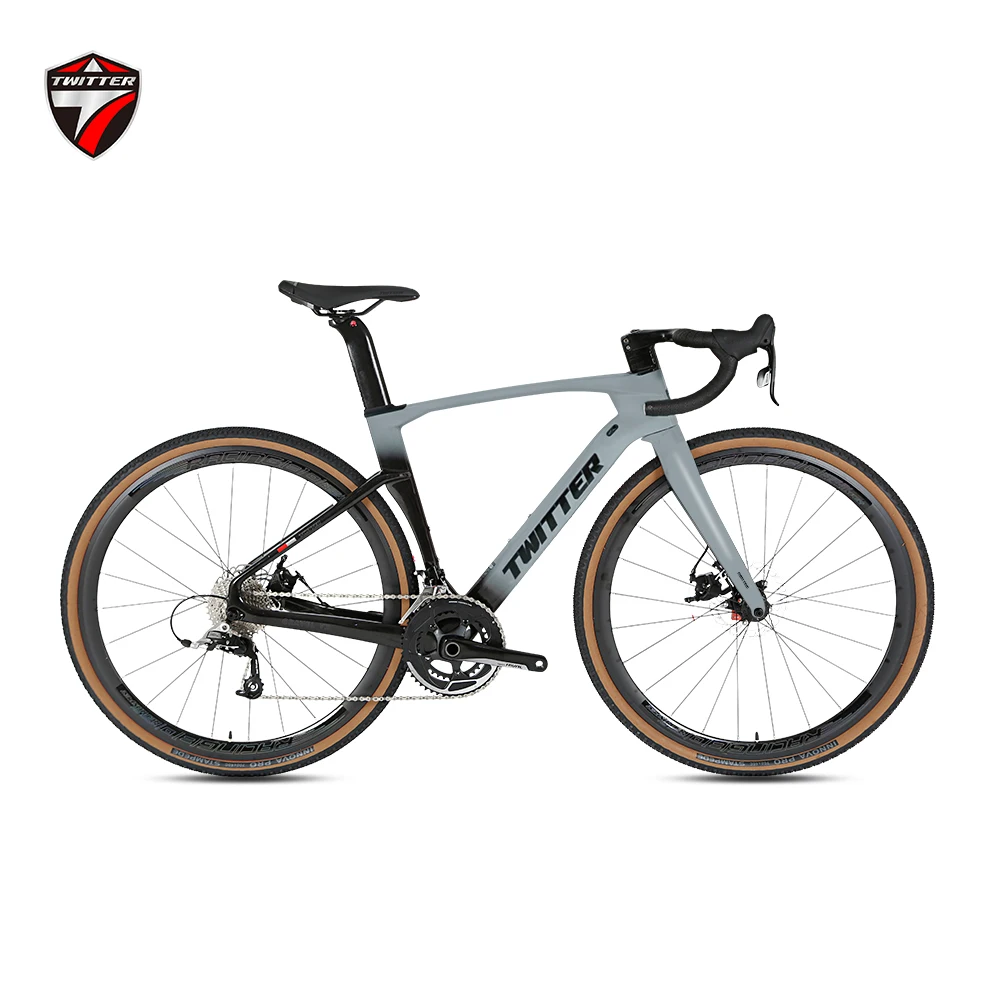 TWITTER bicycle GRAVEL V2 RIVAL-22S 700C*40C carbon fiber Thru axle12*142mm disc brake carbon road bike bicycles for women bike
TWITTER bicycle GRAVEL V2 RIVAL-22S 700C*40C carbon fiber Thru axle12*142mm disc brake carbon road bike bicycles for women bike