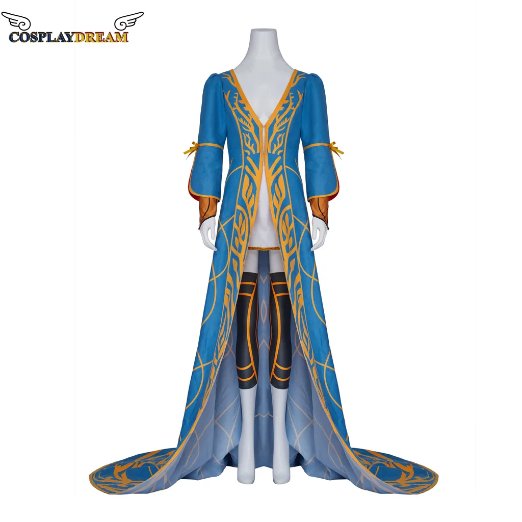 Женское платье с сапфировым принтом для косплея 
Женское платье с сапфировым принтом для косплея