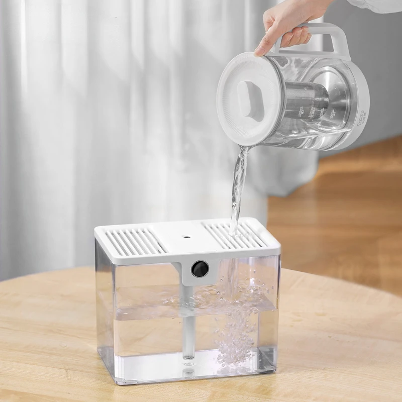 Air Humidifier USB 1500ML Large Capacity Silent Fogger With Humidity Display Aroma Air Oil Diffuser Visual Water Tank
Air Humidifier USB 1500ML Large Capacity Silent Fogger With Humidity Display Aroma Air Oil Diffuser Visual Water Tank