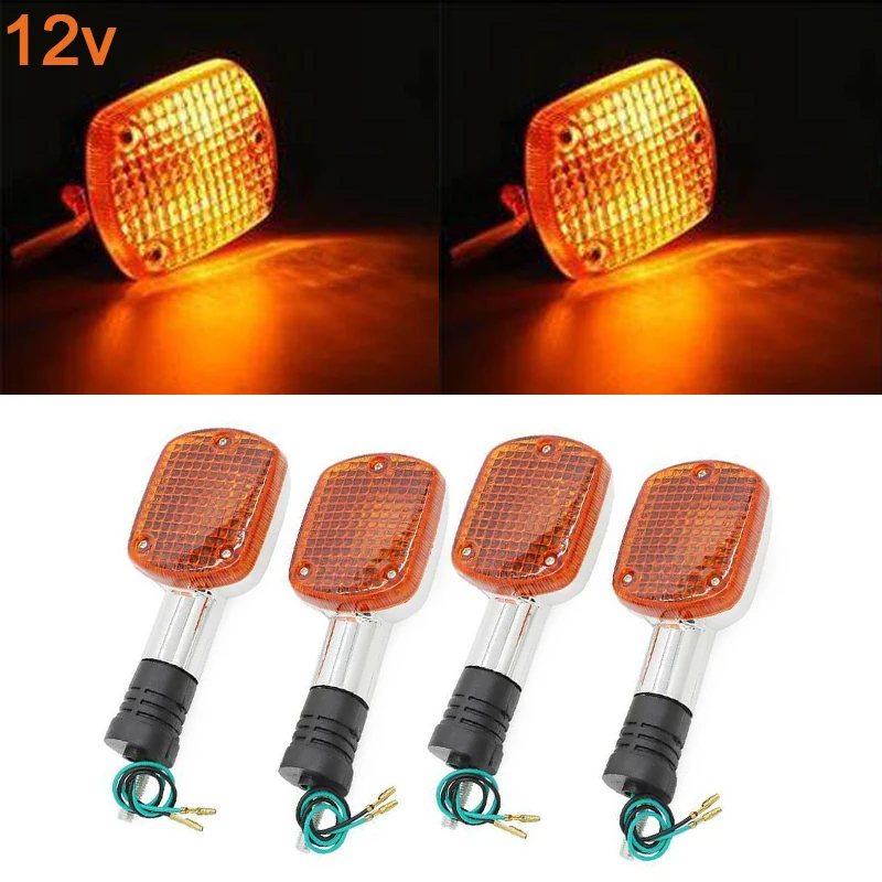 4PC Motorcycle Front Rear Turn Signal Light Winker Indicators 12V For Honda REBEL CA250 400 CMX250 CMX400 MAGNA VF250 VF750
4PC Motorcycle Front Rear Turn Signal Light Winker Indicators 12V For Honda REBEL CA250 400 CMX250 CMX400 MAGNA VF250 VF750