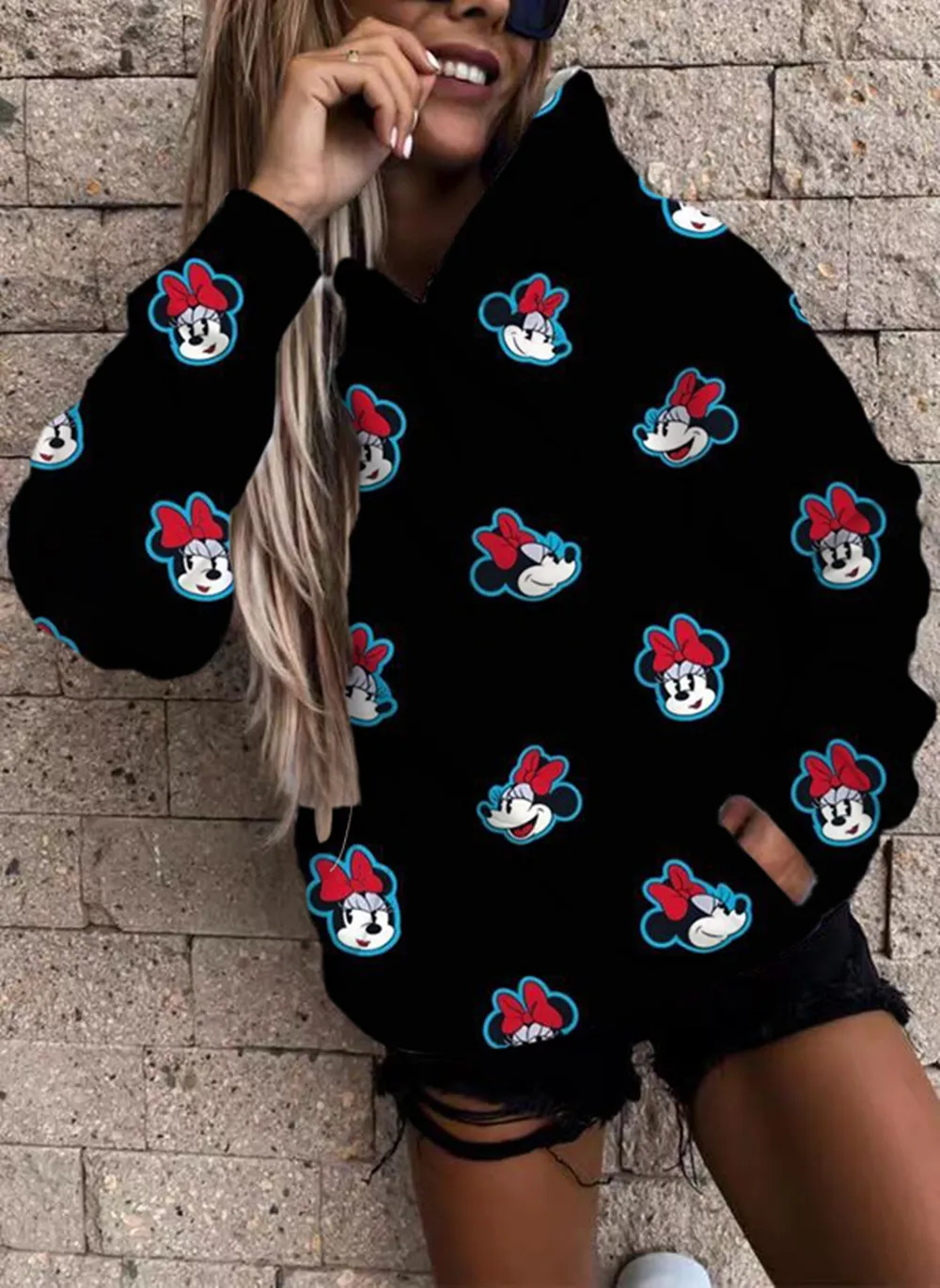 Black creative Disney hoodie print hip hop trendy hoodie cartoon top with pockets all-match sweater fashion hoodie women
Black creative Disney hoodie print hip hop trendy hoodie cartoon top with pockets all-match sweater fashion hoodie women