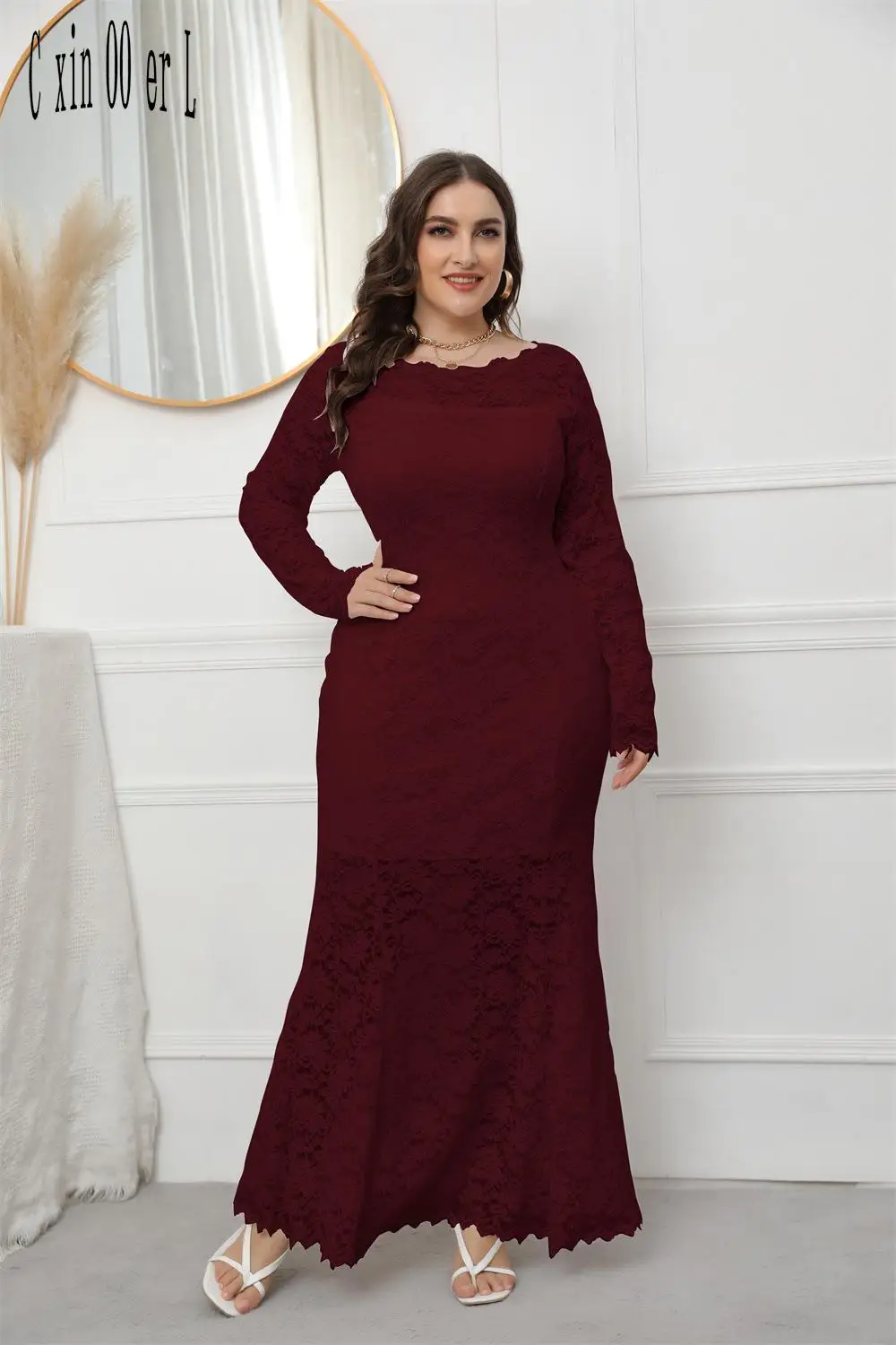 Plus Size Xl-5xl New Fashion Summer Autumn Hollow Lace Fishtail Dress European American Evening Dresses Women Clothes Black
Plus Size Xl-5xl New Fashion Summer Autumn Hollow Lace Fishtail Dress European American Evening Dresses Women Clothes Black
