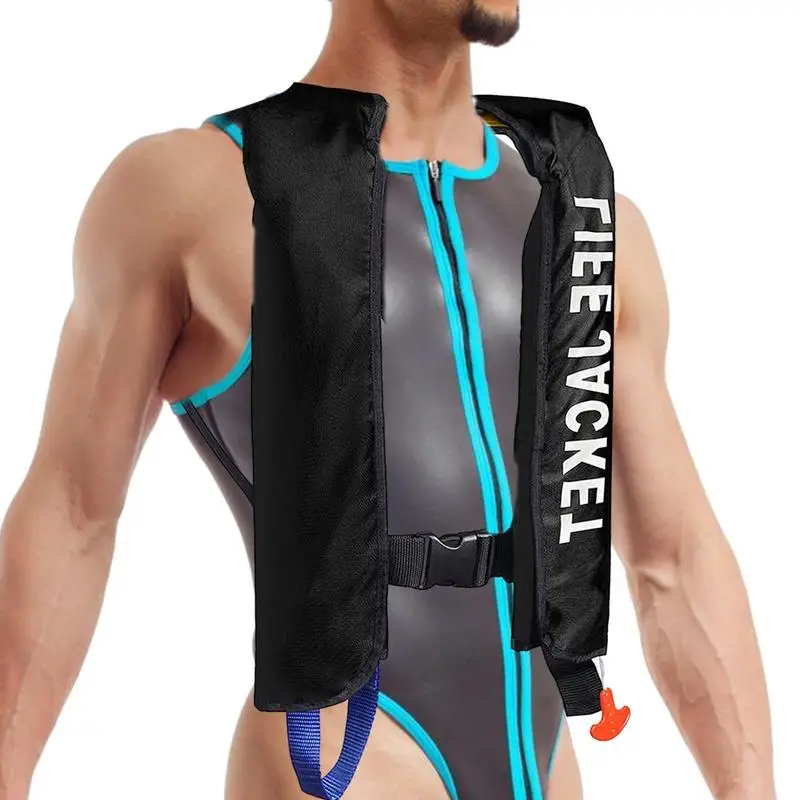 Inflatable Swim Vest Swimming Snorkel Jacket Safety Floating Swimming Accessories Swim Jacket With Adjustable Belt For Trainers
Inflatable Swim Vest Swimming Snorkel Jacket Safety Floating Swimming Accessories Swim Jacket With Adjustable Belt For Trainers