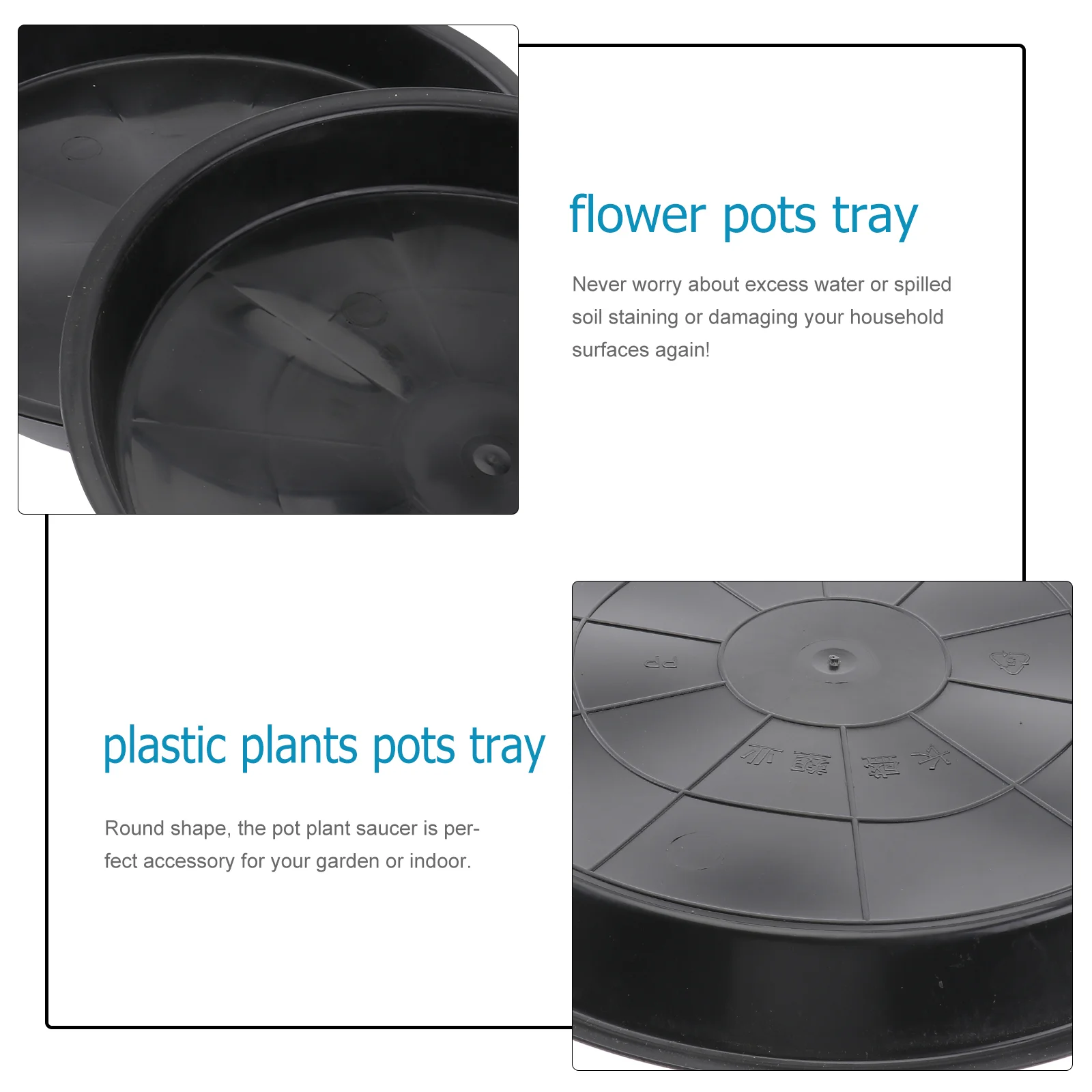 10PCS Saucers Round Pallets For Indoors And Outdoor Container Accessories Saucer Drip Tray ( Black )
10PCS Saucers Round Pallets For Indoors And Outdoor Container Accessories Saucer Drip Tray ( Black )