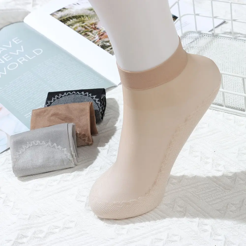 10Pair Breathable Women Summer Anti-slip Ultra-thin Elastic Velvet Short Glass Silk Ankle Socks Cotton Bottom
10Pair Breathable Women Summer Anti-slip Ultra-thin Elastic Velvet Short Glass Silk Ankle Socks Cotton Bottom