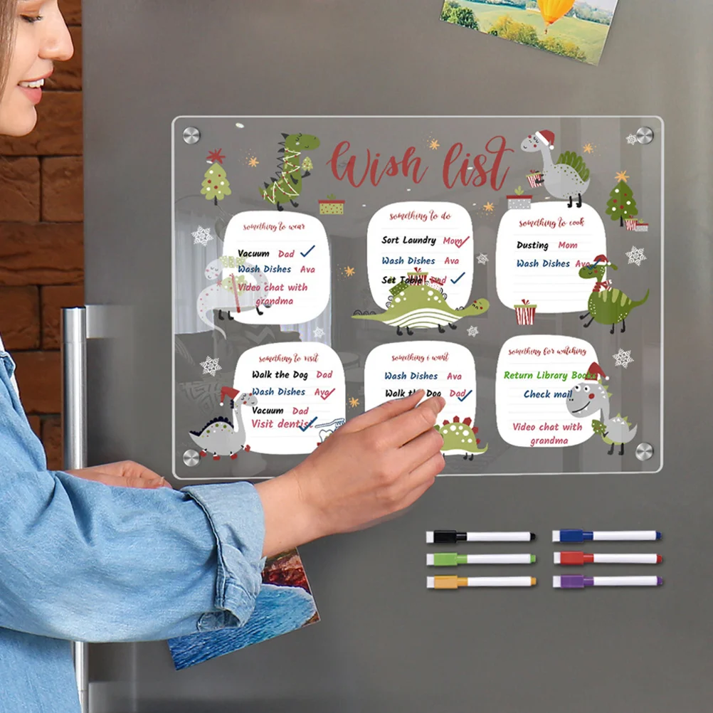 Fridge Board Erasable Writing Board Refrigerator Fridge Magnet Small Dry Erase Acrylic Magnetic Boards Planning
Fridge Board Erasable Writing Board Refrigerator Fridge Magnet Small Dry Erase Acrylic Magnetic Boards Planning