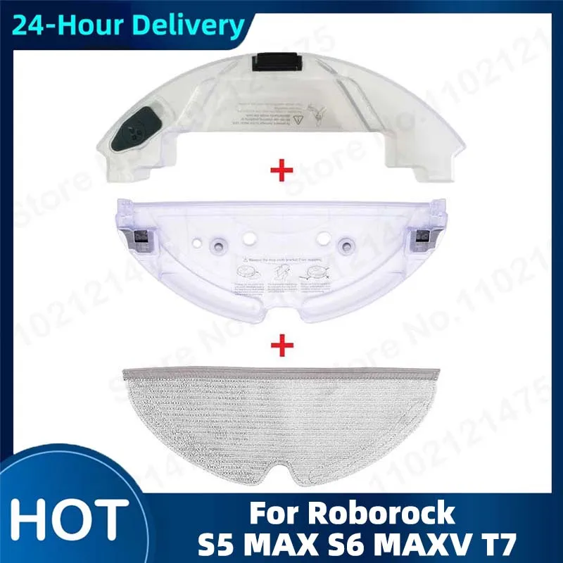 For Roborock S5 MAX S50 MAX S55 MAX S6 MAXV T7 Tray Mop Cloth Rack New Water Tank Part Robot Vacuum Cleaner Accessories 
For Roborock S5 MAX S50 MAX S55 MAX S6 MAXV T7 Tray Mop Cloth Rack New Water Tank Part Robot Vacuum Cleaner Accessories
