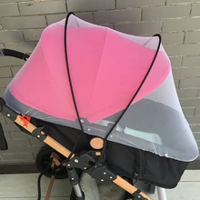 Baby Stroller Mosquito Net Toddler Crib Trolley Shield Net For Newborns Summer Safe Infant Protection Mesh Pram Accessories