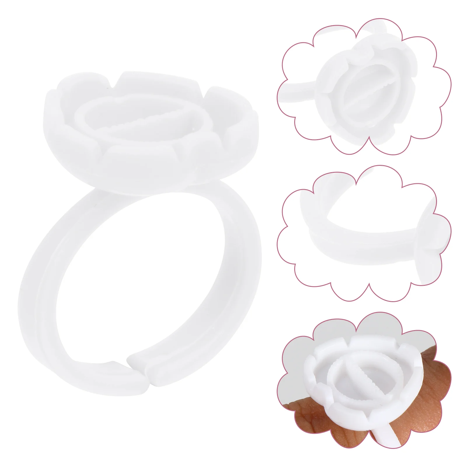 Glue Rings Pigment Ring Holder Cup Cups Supplies Lash Ink Makeup Permanent Blooming Volume Flower Eyelash Nail Organizer
Glue Rings Pigment Ring Holder Cup Cups Supplies Lash Ink Makeup Permanent Blooming Volume Flower Eyelash Nail Organizer