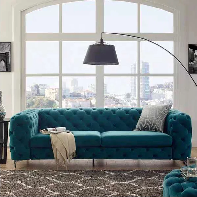 Modern style beauty salon sofa button tufted waiting sofa velvet salon sofa for home hotel furniture
Modern style beauty salon sofa button tufted waiting sofa velvet salon sofa for home hotel furniture