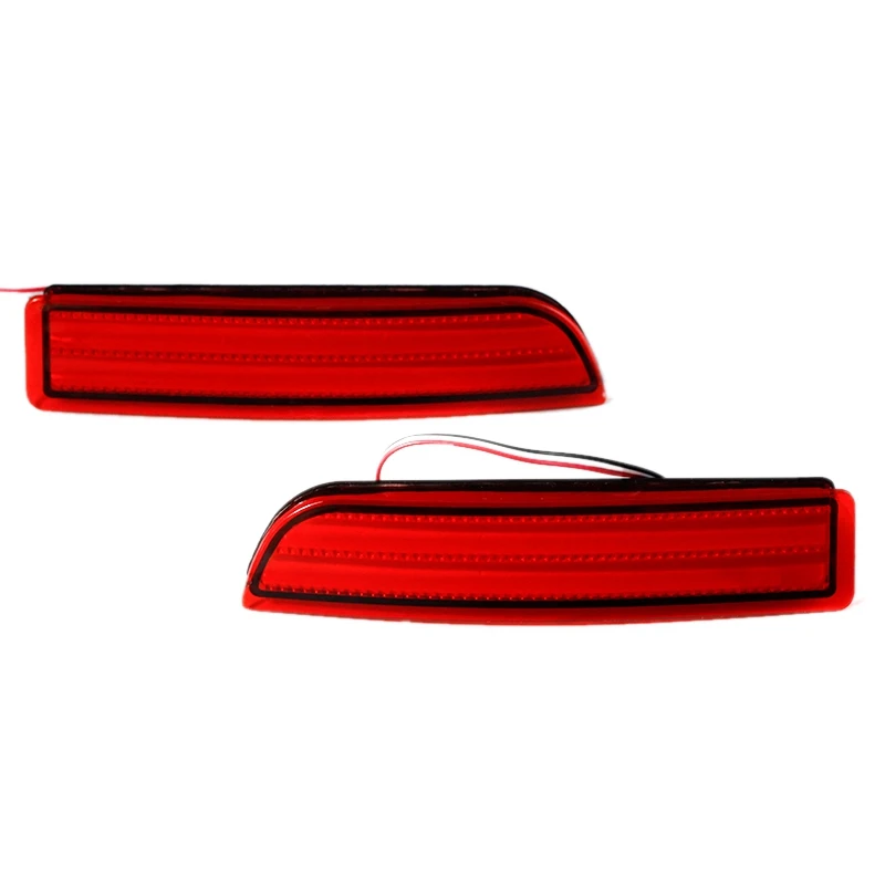 

Автомобильные светодиодные задние фонари 8X, задние фонари для стояночного тормоза, заднего бампера, отражатель для Toyota Avensis/Alphard Mki/Rav4, светодиодные задние фонари красного цвета