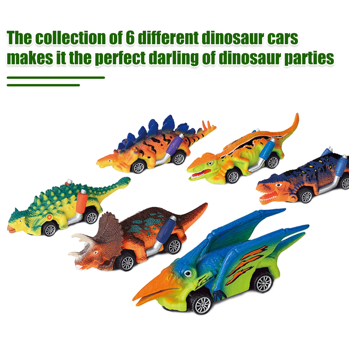Pull Back Dinosaur Cars Toys 6pcs Dinosaur Roadster Party Favors Games Dino Toy Dinosaur Pull Back Vehicles for Kids Toddlers
Pull Back Dinosaur Cars Toys 6pcs Dinosaur Roadster Party Favors Games Dino Toy Dinosaur Pull Back Vehicles for Kids Toddlers