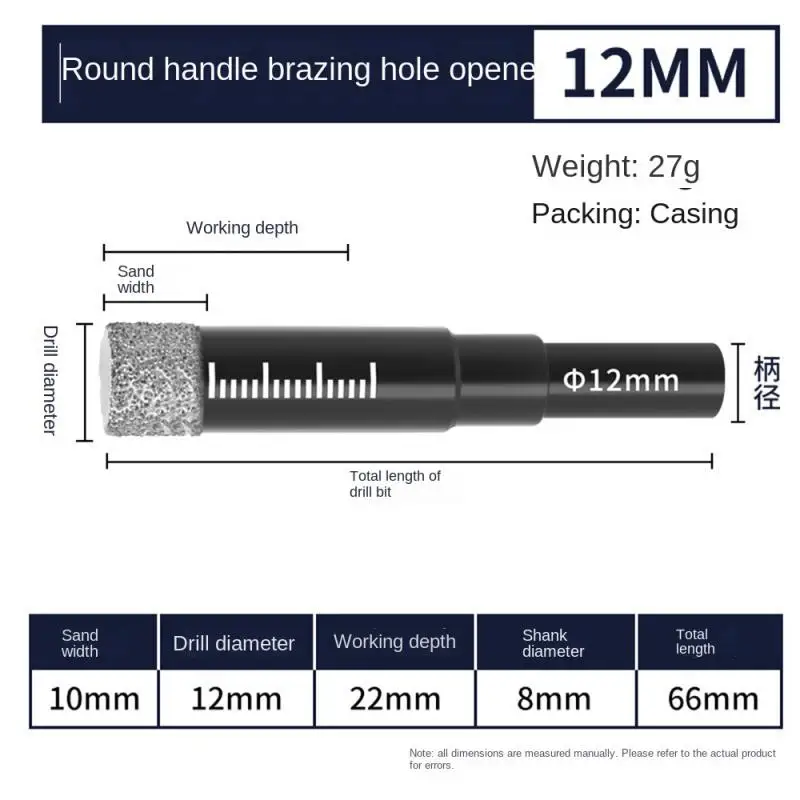 Полностью керамические алмазные сверла для камня, набор сверл для керамической плитки, мрамора, универсальные аксессуары для сухого сверления, инструменты, многофункциональные
Полностью керамические алмазные сверла для камня, набор сверл для керамической плитки, мрамора, универсальные аксессуары для сухого сверления, инструменты, многофункциональные