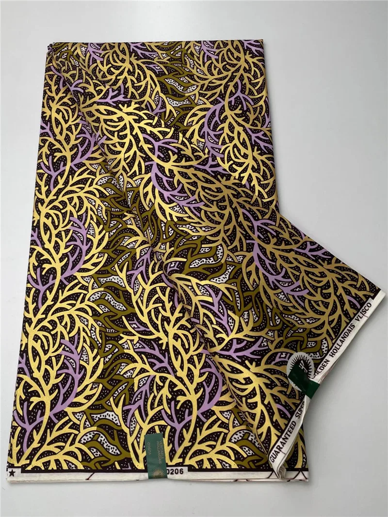 African Wax Fabric Ankara Loincloths Pagne Cotton Stuff Material 6 Yards Glitter Golden Grand Batik For Sew Wedding Dress 1051
African Wax Fabric Ankara Loincloths Pagne Cotton Stuff Material 6 Yards Glitter Golden Grand Batik For Sew Wedding Dress 1051