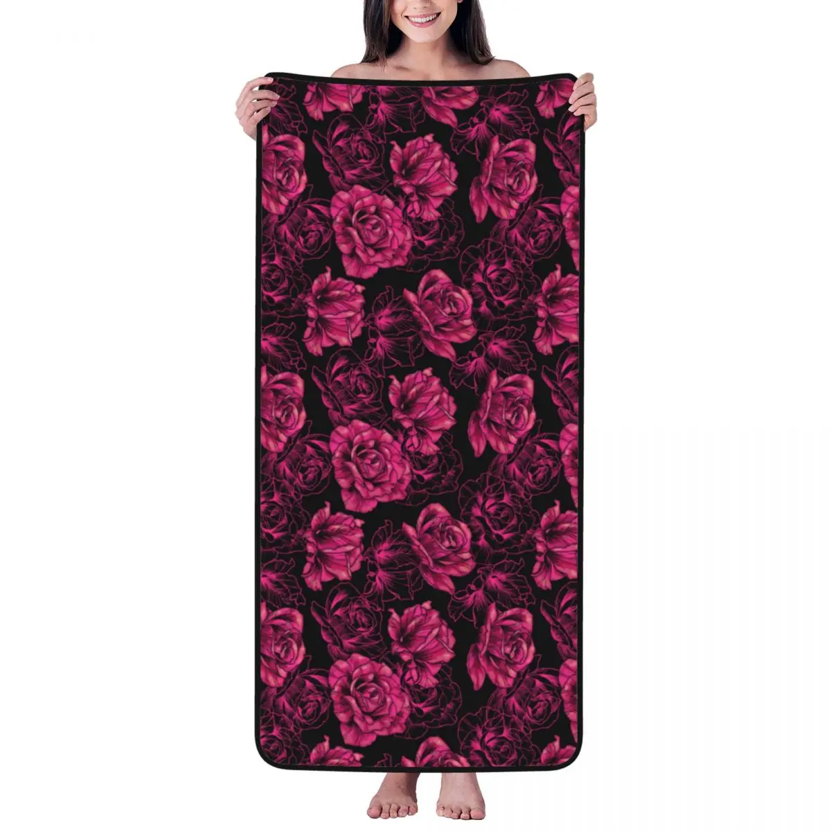 Flower Red Beach Towel for Adult Kids Microfiber Bath Towel Blanket for Camping Swim Pool Travel Beach Gym 
Flower Red Beach Towel for Adult Kids Microfiber Bath Towel Blanket for Camping Swim Pool Travel Beach Gym