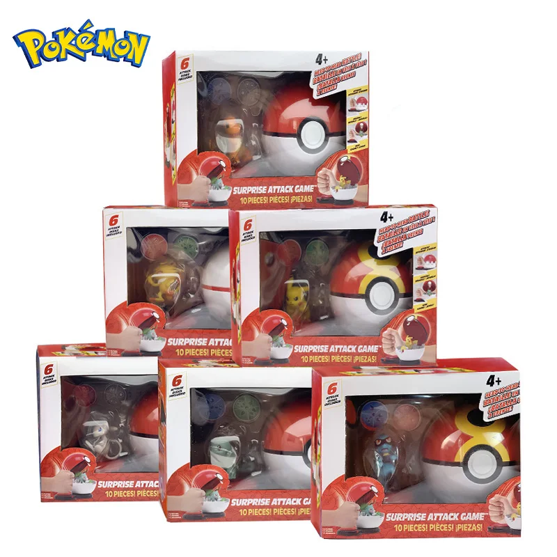 The New Pokeball Toy Set Pokemon Figure pikachu Charmander Bulbasaur Lucario surprise attack game battle ball Kids Christmas Gif
The New Pokeball Toy Set Pokemon Figure pikachu Charmander Bulbasaur Lucario surprise attack game battle ball Kids Christmas Gif