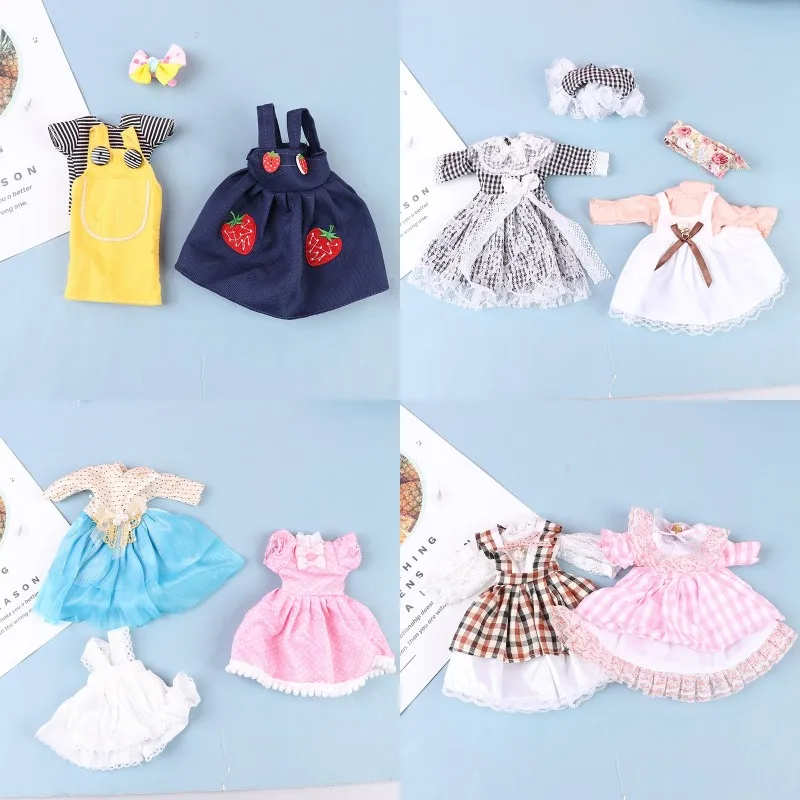 1/6 Doll Dress Fashion Casual Wear Handmade Girl Clothes For BJD Doll Accessories DIY Toys Baby Dolls Gifts For Girls
1/6 Doll Dress Fashion Casual Wear Handmade Girl Clothes For BJD Doll Accessories DIY Toys Baby Dolls Gifts For Girls