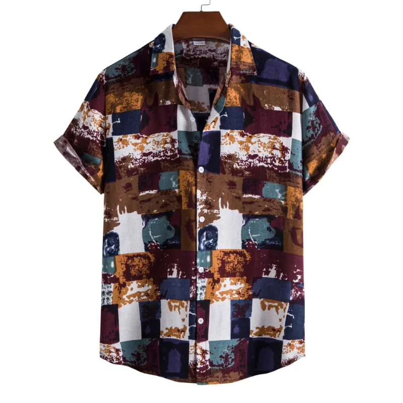 Shirts for Men 2022 Men Casual Cotton and Linen Printed Short-sleeved Shirt Men Clothing
Shirts for Men 2022 Men Casual Cotton and Linen Printed Short-sleeved Shirt Men Clothing