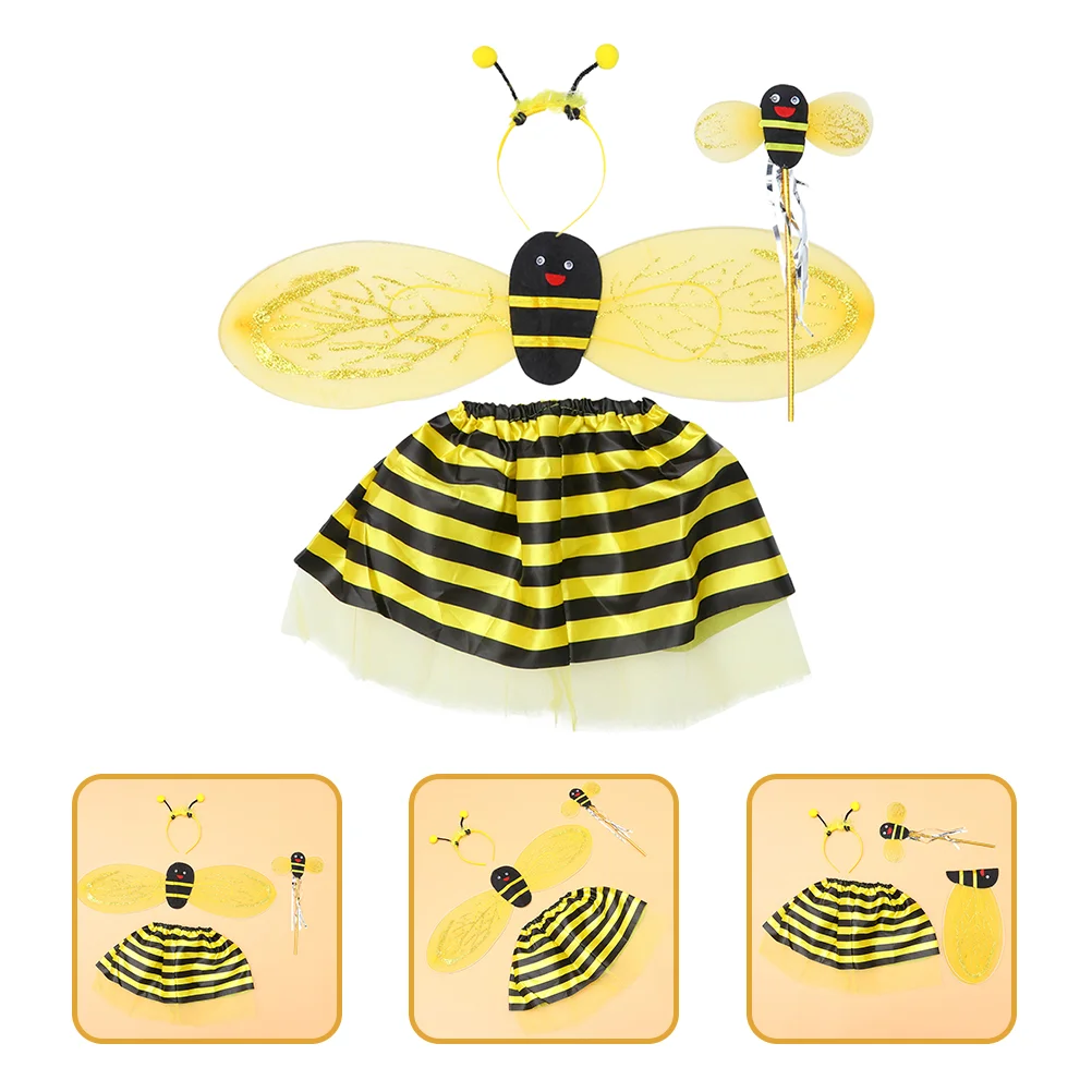 2 Sets Little Bee Props Costume Kids Cosplay Wings Halloween Lovely Plastic Clothing Performance
2 Sets Little Bee Props Costume Kids Cosplay Wings Halloween Lovely Plastic Clothing Performance