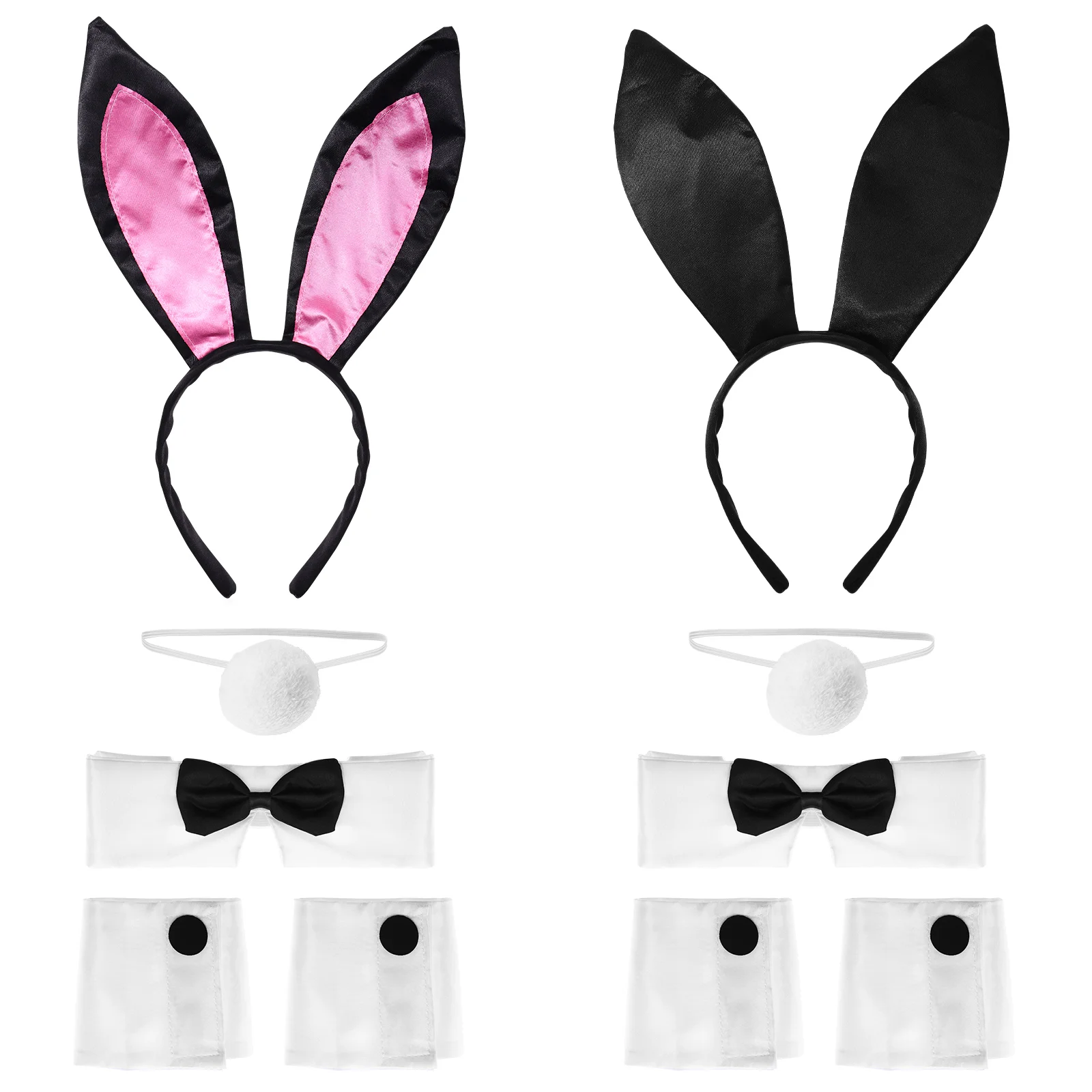Женская повязка на голову Make Bunny, костюмы для косплея, костюм кролика, Атласный Галстук-бабочка, воротники, манжеты
Женская повязка на голову Make Bunny, костюмы для косплея, костюм кролика, Атласный Галстук-бабочка, воротники, манжеты