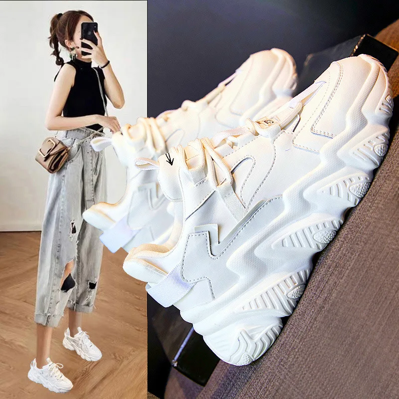 Women's Shoes 2022 Spring and Autumn New Daddy Shoes Thick Bottom Casual Sports Shoes Fashion White Shoes
Women's Shoes 2022 Spring and Autumn New Daddy Shoes Thick Bottom Casual Sports Shoes Fashion White Shoes