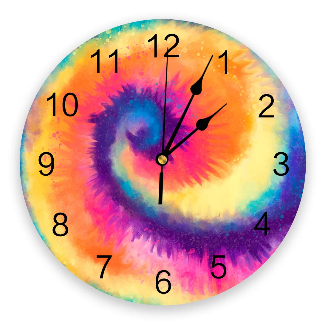 Spiral Tie-Dye Ethnic PVC Wall Clocks for Living Room Bedroom Fashion Printed Hanging Watch for Office Cafe Home Silent Clock
Spiral Tie-Dye Ethnic PVC Wall Clocks for Living Room Bedroom Fashion Printed Hanging Watch for Office Cafe Home Silent Clock