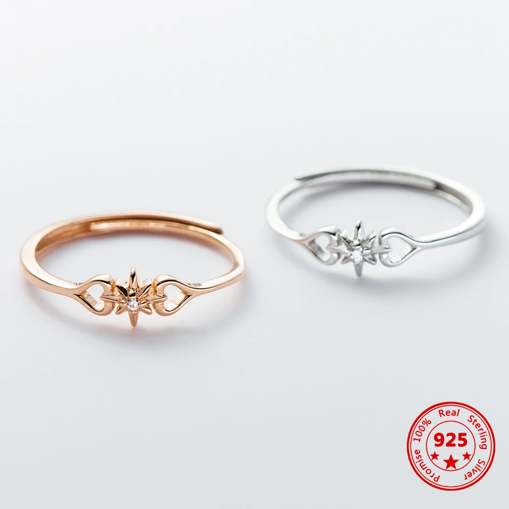 100% New 925 Sterling Silver Diamond-Encrusted Love Star-Awn Ring Female Charm Finger Ring Couples Romantic Love Jewelry Gift
100% New 925 Sterling Silver Diamond-Encrusted Love Star-Awn Ring Female Charm Finger Ring Couples Romantic Love Jewelry Gift