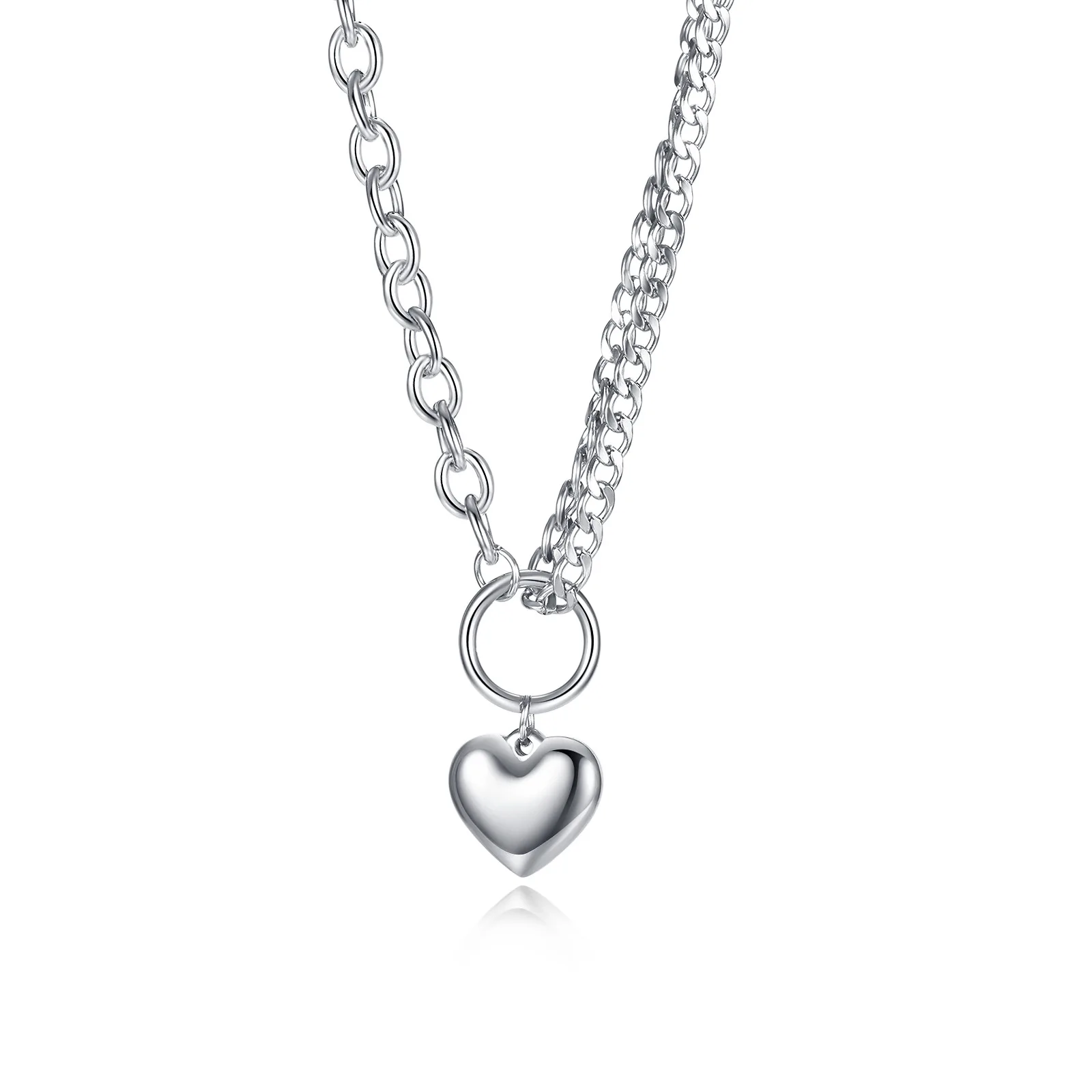 Dropshipping Jewelry Creative Classic Design Love Ring Titanium Steel Pendant Stainless Steel Men's and Women's Necklaces
Dropshipping Jewelry Creative Classic Design Love Ring Titanium Steel Pendant Stainless Steel Men's and Women's Necklaces