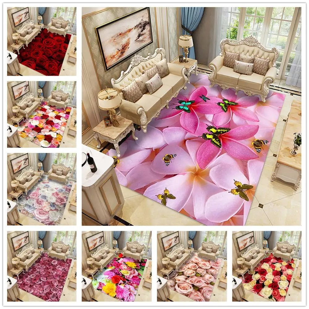 Home Decor Carpet 3D Rose Flower Series Printed Carpet Couple Bedroom Small Carpet Corridor Mat Romantic Valentine's Day
Home Decor Carpet 3D Rose Flower Series Printed Carpet Couple Bedroom Small Carpet Corridor Mat Romantic Valentine's Day