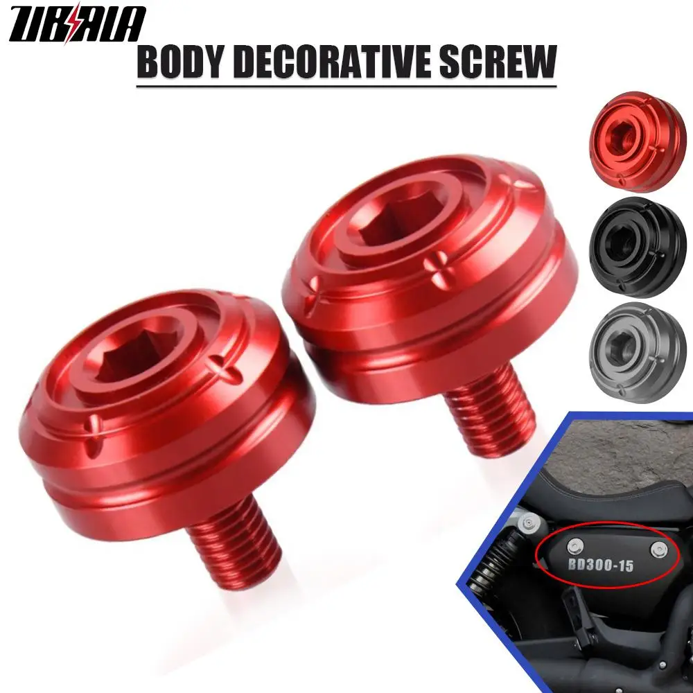 Motorcycle Body Modification Decoration Screw Frame Cover Plug Protection For BENDA300 Accessories
Motorcycle Body Modification Decoration Screw Frame Cover Plug Protection For BENDA300 Accessories