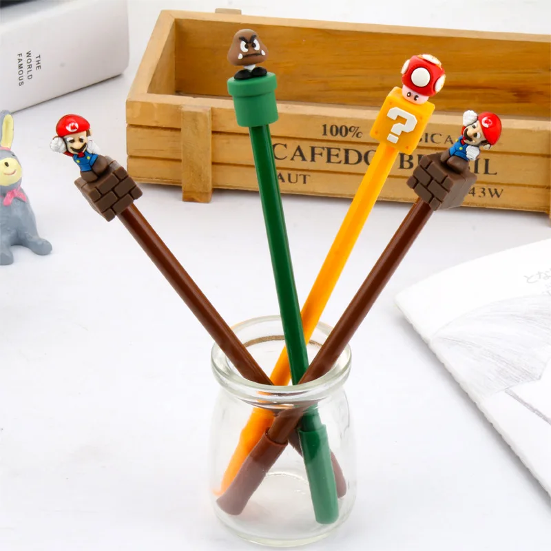 Super Mario Bros Signature Pen Mario Yoshi Luigi Anime Figures Toys Cartoon Signature Pen Creative Stationery Student Kids Gifts
Super Mario Bros Signature Pen Mario Yoshi Luigi Anime Figures Toys Cartoon Signature Pen Creative Stationery Student Kids Gifts