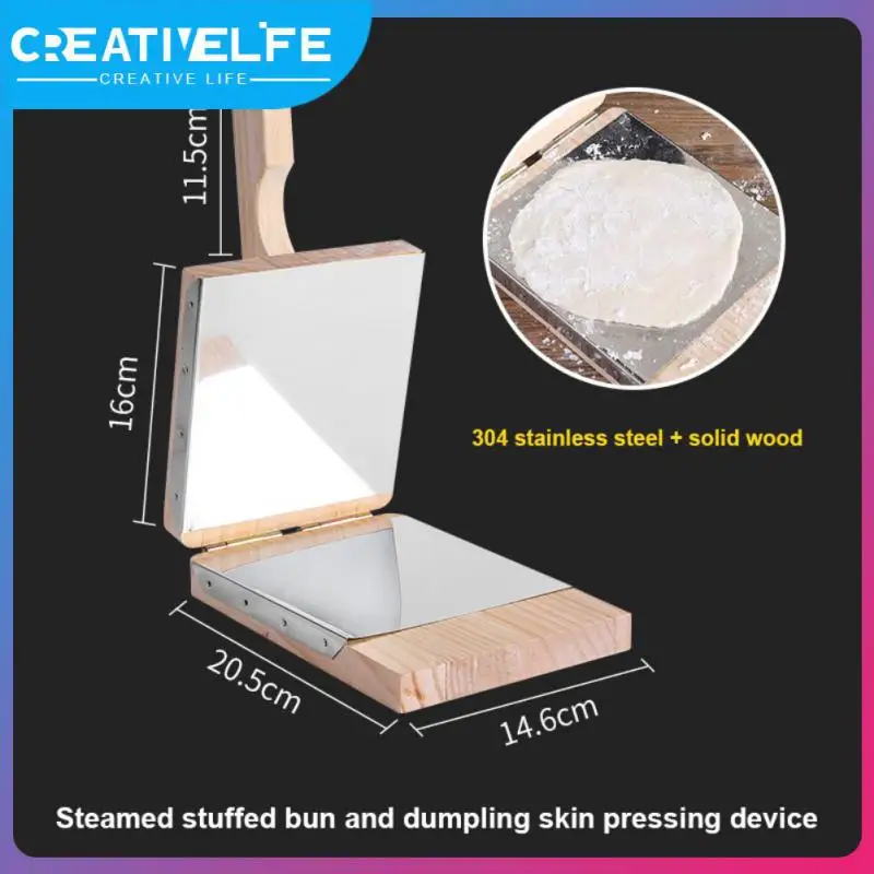 1pc Wooden Mini Dough Pressing Tool Dumpling Wrapper Presser Skin Press Tool Making Kitchen Cooking Gadget Baking Pastry Tool
1pc Wooden Mini Dough Pressing Tool Dumpling Wrapper Presser Skin Press Tool Making Kitchen Cooking Gadget Baking Pastry Tool
