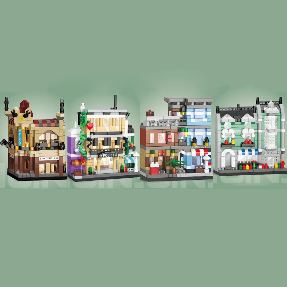 Loz Mini Diamond Building Block Street View Detective Agency Police Station Grocery Store Theater Brick Educational Toy For Gift
Loz Mini Diamond Building Block Street View Detective Agency Police Station Grocery Store Theater Brick Educational Toy For Gift