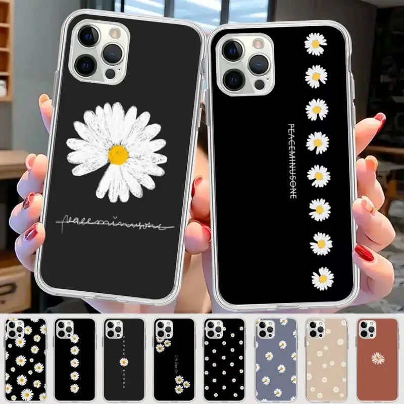 YNDFCNB Fashion Fresh Little Daisy Flower Phone Case for iPhone 11 12 13 Mini Pro Max 8 7 6 6S Plus X 5 SE 2020 XR XS Case shell
YNDFCNB Fashion Fresh Little Daisy Flower Phone Case for iPhone 11 12 13 Mini Pro Max 8 7 6 6S Plus X 5 SE 2020 XR XS Case shell